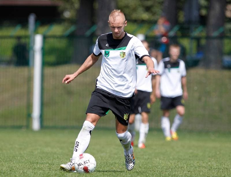Football. III Liga Opolsko - Slaska. Grunwald Ruda Slaska - GKS Jastrzebie. 09.08.2014