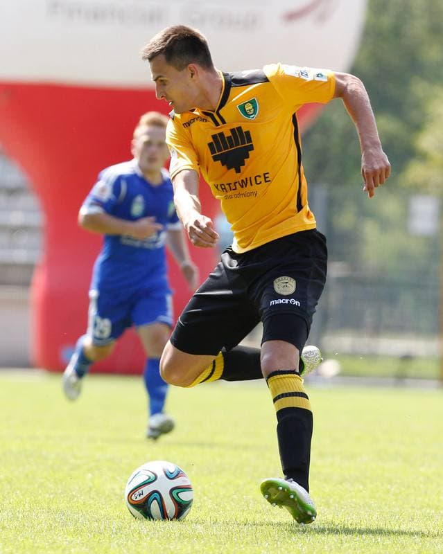 Football. I Liga. Miedz Legnica - GKS Katowice. 10.08.2014