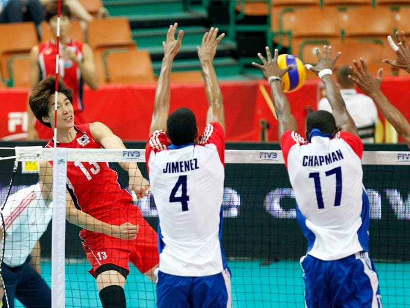 Volleyball. FIVB Men's World Championship. Korea - Cuba. 05.09.2014