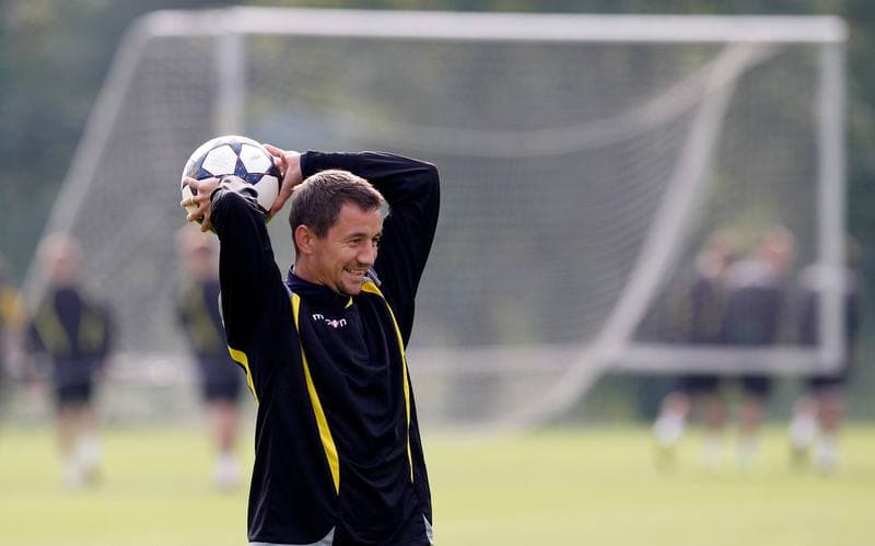 Football. GKS Katowice. Training. 19.01.2015