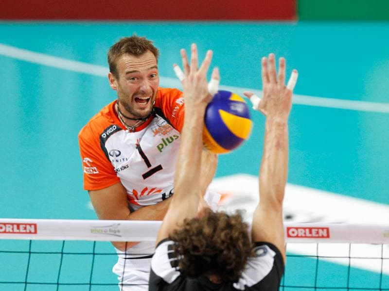 Volleyball. Friendly Match. Jastrzebski Wegiel - Berlin Recycling Volleys. 01.10.2014