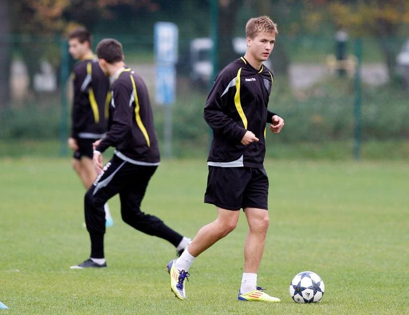Football. GKS Katowice. Training. 19.01.2015