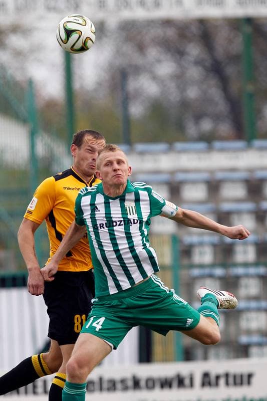 Football. I Liga. Olimpia Grudziadz - GKS Katowice. 11.10.2014