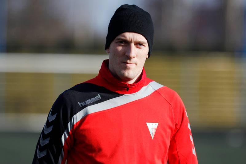 Football. GKS Tychy. Training. 18.01.2018