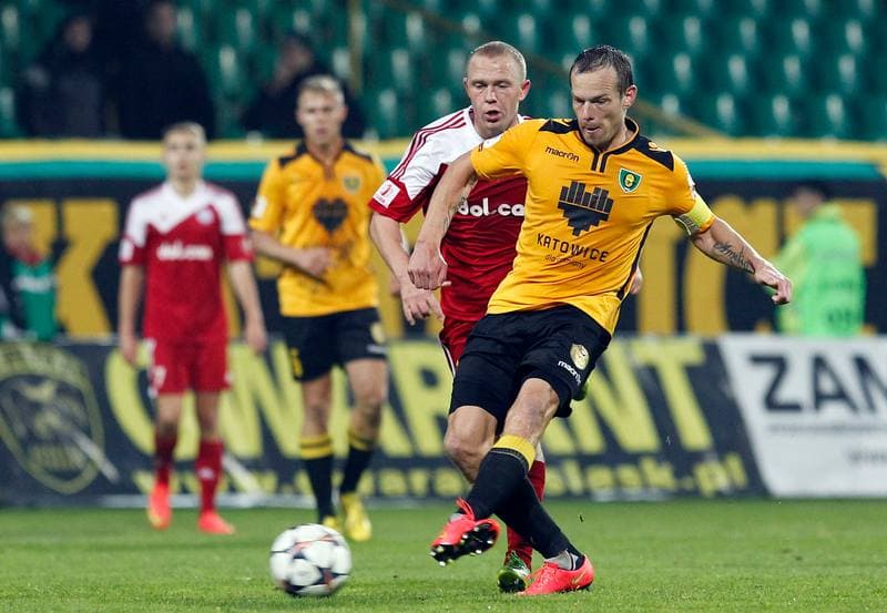 Football. I Liga. GKS Katowice - Dolcan Zabki. 25.10.2014