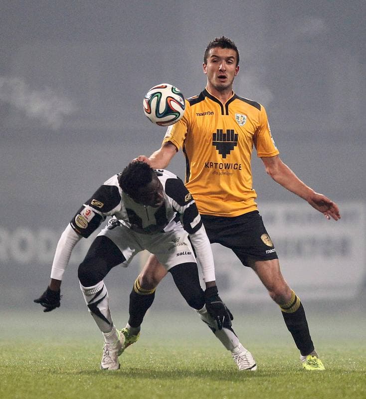 Football. I Liga. Sandecja Nowy Sacz - GKS Katowice. 31.10.2014