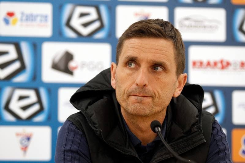 Football. Gornik Zabrze. Press Conference. 22.01.2019