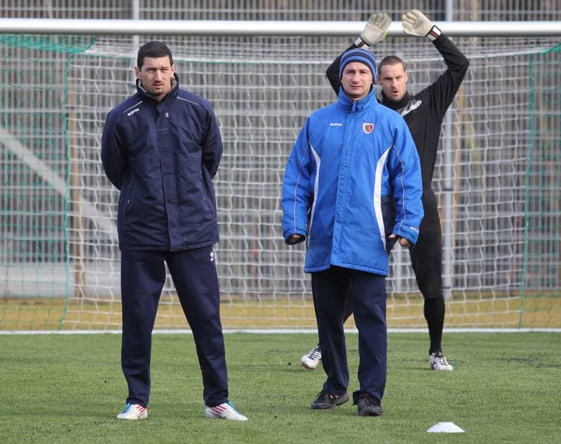 Football. Piast Gliwice. Training. 20.12.2010