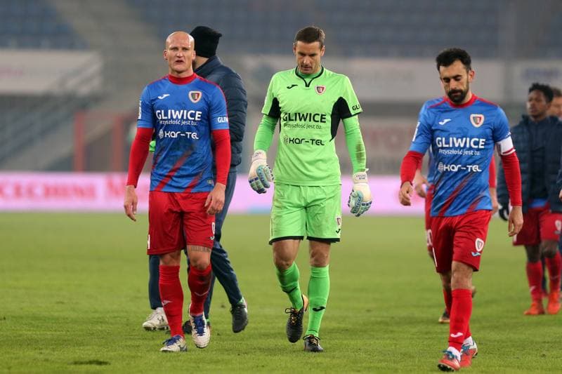 Football. Lotto Ekstraklasa. Piast Gliwice - Jagiellonia Bialystok. 12.02.2018
