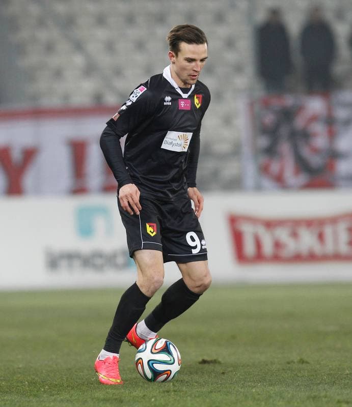 Football. T-Mobile Ekstraklasa. Cracovia Krakow - Jagiellonia Bialystok. 06.12.2014