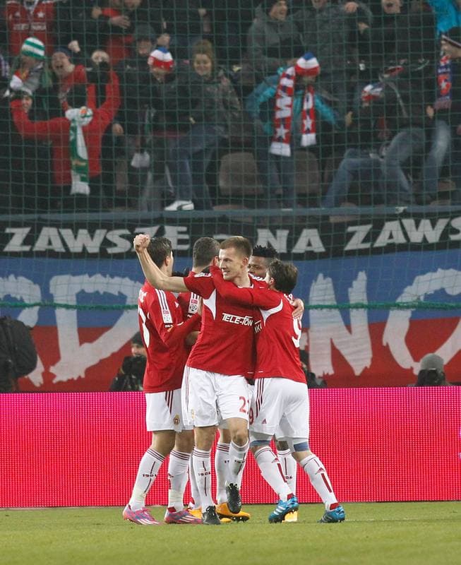 Football. T-Mobile Ekstraklasa. Wisla Krakow - Lech Poznan. 07.12.2014