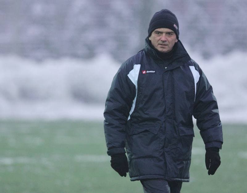 Football. Ruch Chorzow. Training. 17.01.2012