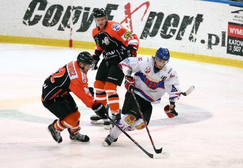 Ice Hockey. Polska Hokej Liga. Polonia Bytom - JKH GKS Jastrzebie. 14.12.2014