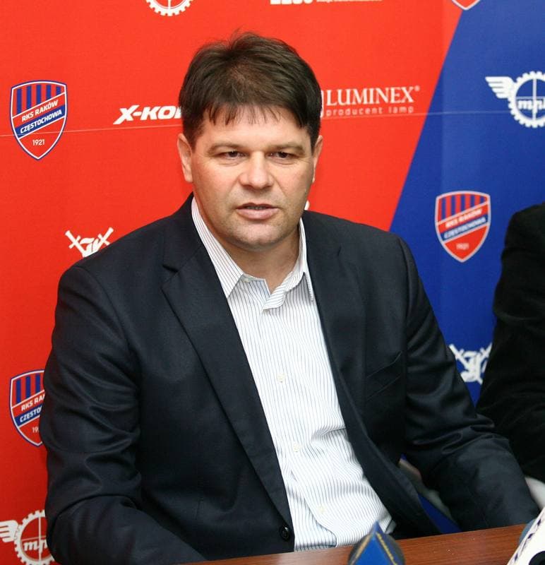 Football. Rakow Czestochowa. Press Conference. 18.12.2014
