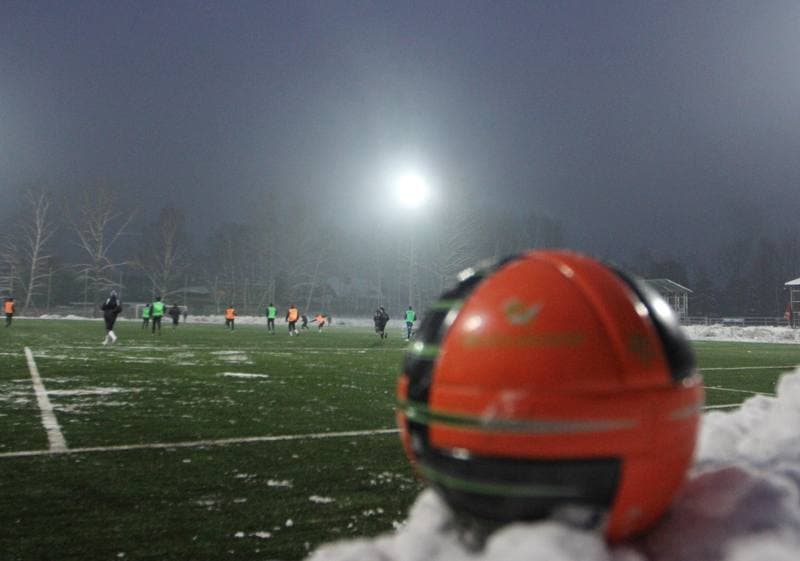 Football. Ruch Chorzow. Training. 17.01.2012