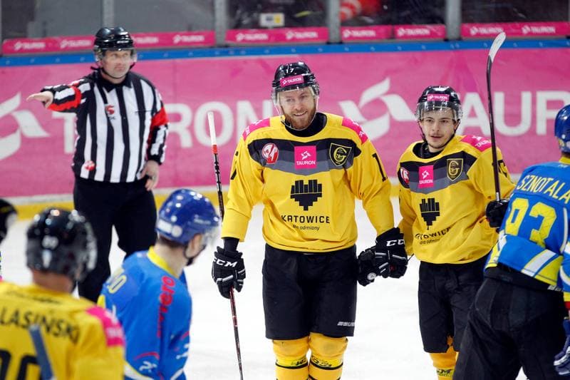 Ice Hockey. Polska Hokej Liga. Tauron KH GKS Katowice - PGE Orlik Opole. 25.02.2018