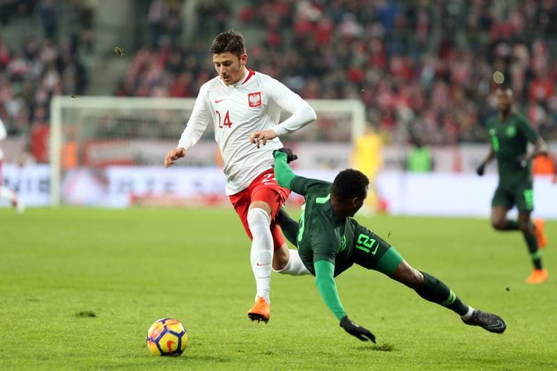 Football. International Friendly. Poland - Nigeria. 23.03.2018