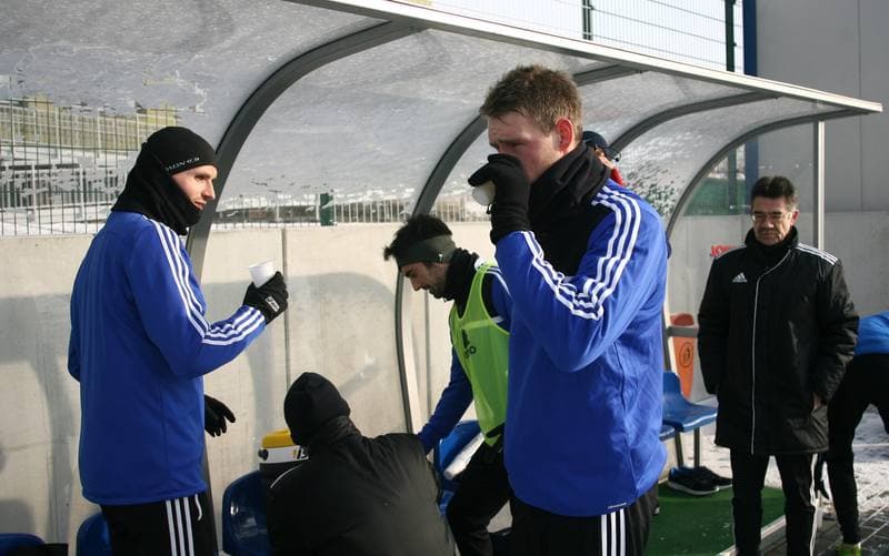Football. Piast Gliwice. Training. 08.01.2015