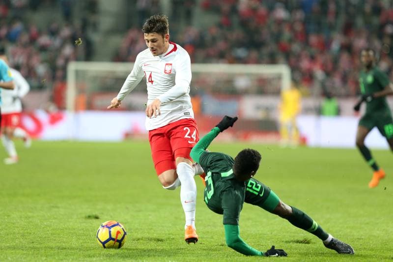 Football. International Friendly. Poland - Nigeria. 23.03.2018