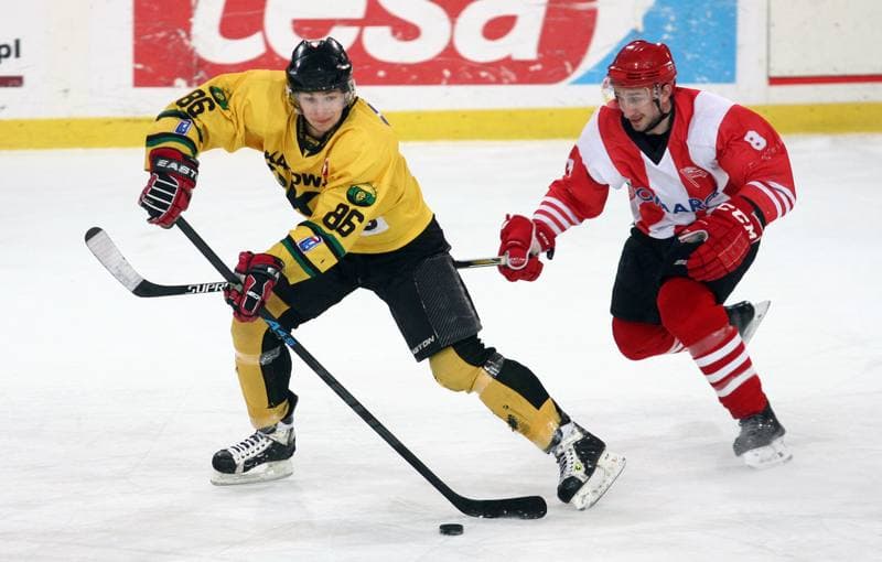 Ice Hockey. Polska Hokej Liga. HC GKS Katowice - Comarch Cracovia Krakow. 15.10.2013
