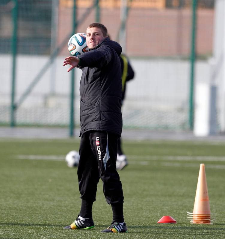 Football. GKS Katowice. Training. 19.01.2015