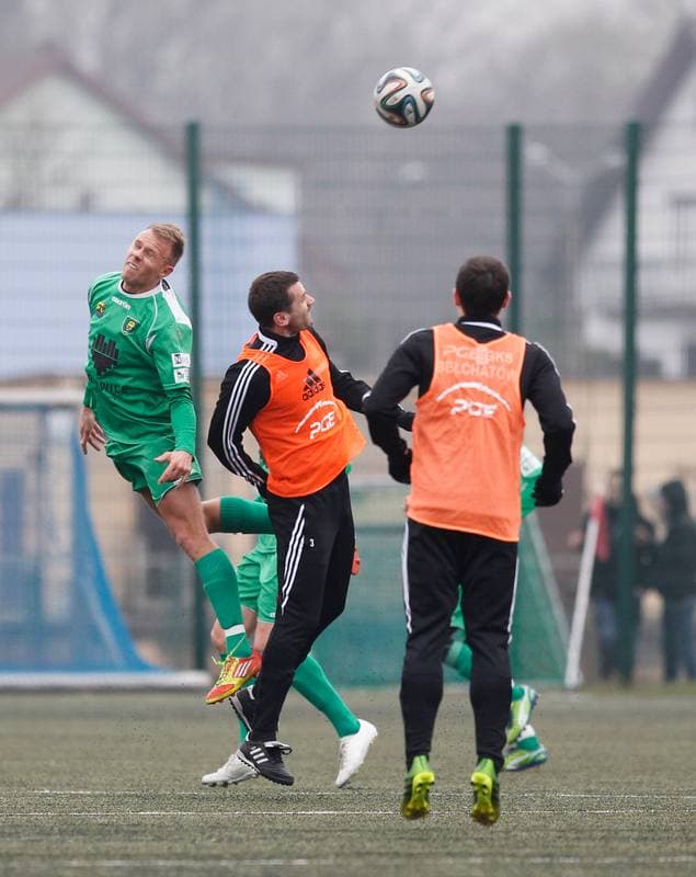 Football. Friendly Match. GKS Belchatow - GKS Katowice. 21.02.2015