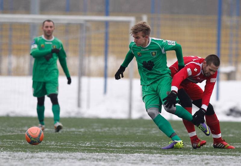 Football. Friendly Match. GKS Katowice - Rakow Czestochowa. 22.02.2014