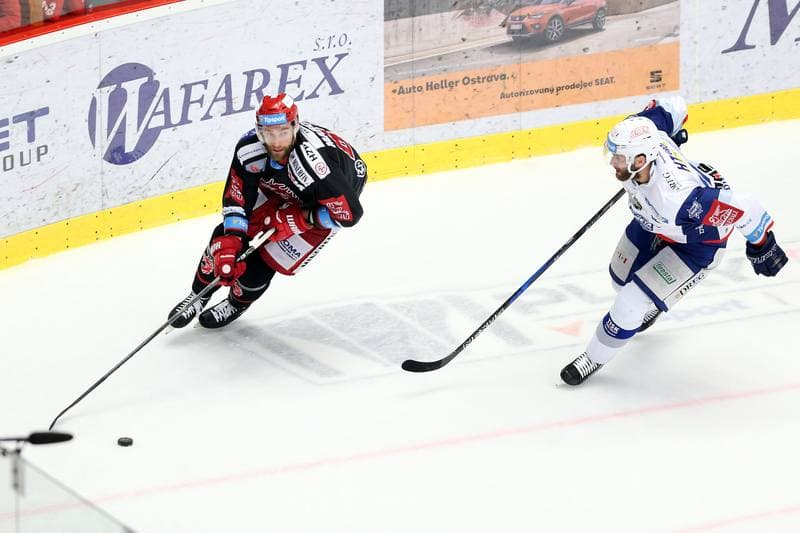 Ice Hockey. Tipsport Extraliga. Ocelari Trinec - Kometa Brno. 14.04.2018