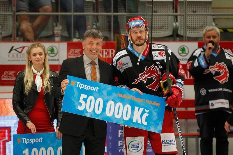 Ice Hockey. Tipsport Extraliga. Ocelari Trinec - Kometa Brno. 22.04.2018