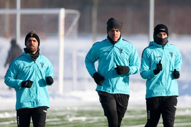 Football. Gornik Zabrze. Training. 10.01.2024