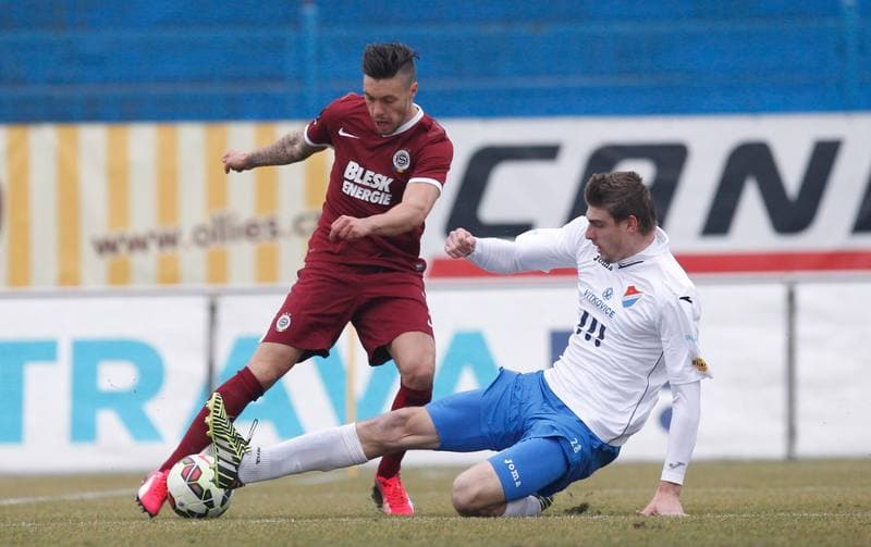 Football. SYNOT Liga. Banik Ostrava - Sparta Prague. 28.02.2015