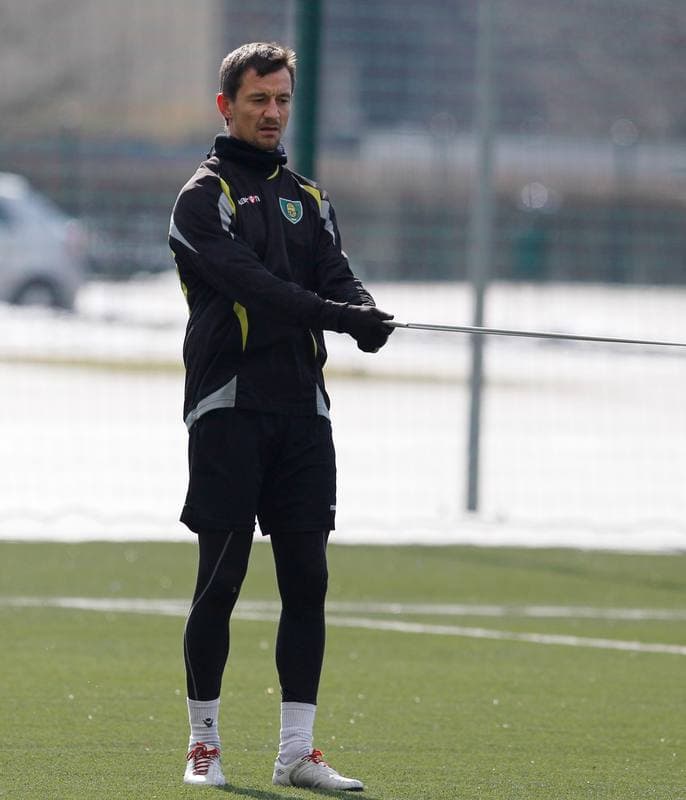 Football. GKS Katowice. Training. 19.01.2015