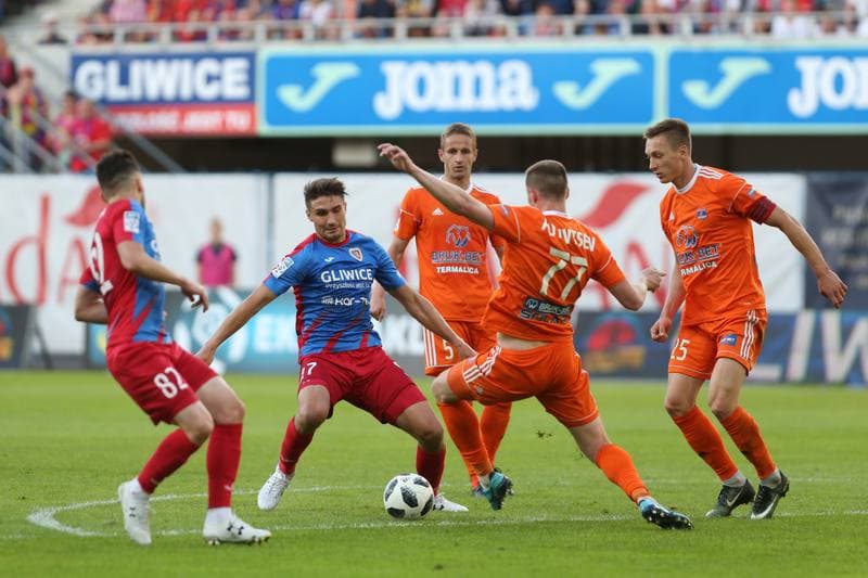 Football. Lotto Ekstraklasa. Piast Gliwice - Bruk-Bet Termalica Nieciecza. 19.05.2018