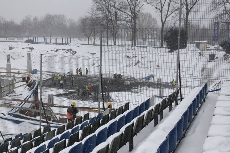 Football. Gornik Zabrze. Training. 15.02.2012