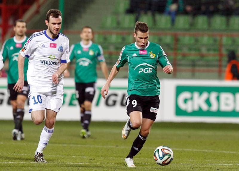 Football. T-Mobile Ekstraklasa. GKS Belchatow - Ruch Chorzow. 16.03.2015
