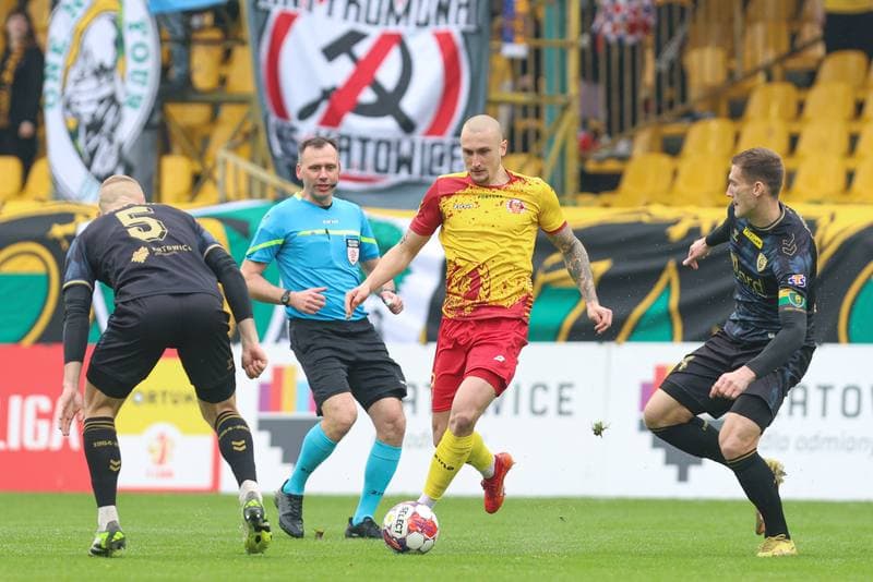 Football. Fortuna I Liga. GKS Katowice - Znicz Pruszkow. 02.03.2024