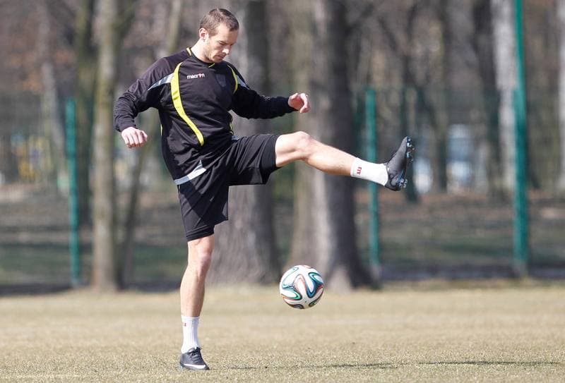 Football. GKS Katowice. Training. 19.01.2015