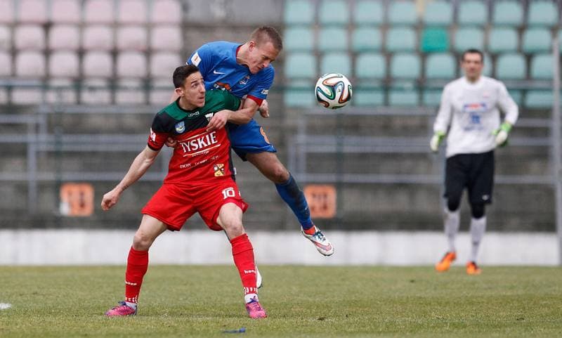 Football. I Liga. GKS Tychy - Termalica Bruk-Bet Nieciecza. 28.03.2015