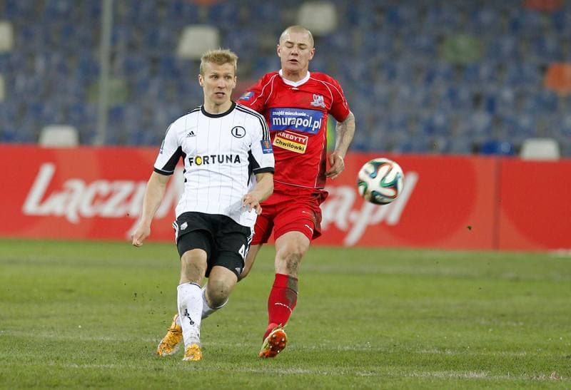 Football. Polish Cup. Podbeskidzie Bielsko Biala - Legia Warsaw. 01.04.2015