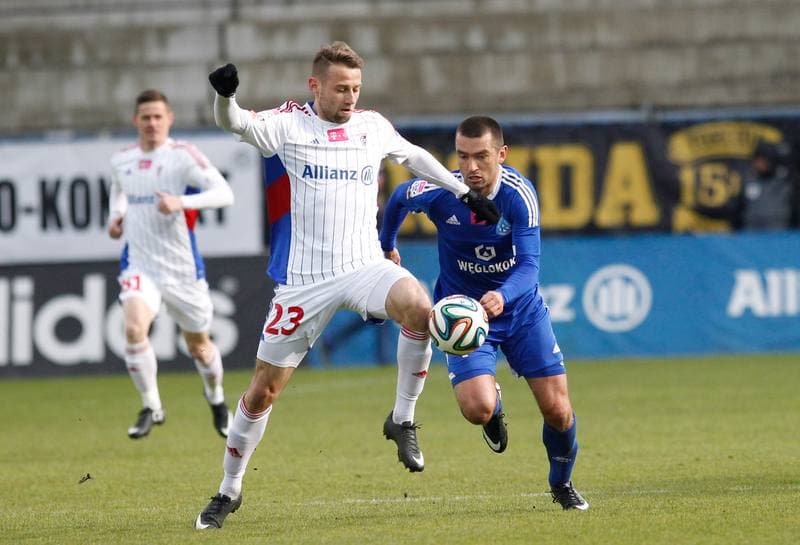 Football. T-Mobile Ekstraklasa. Gornik Zabrze - Ruch Chorzow. 02.04.2015
