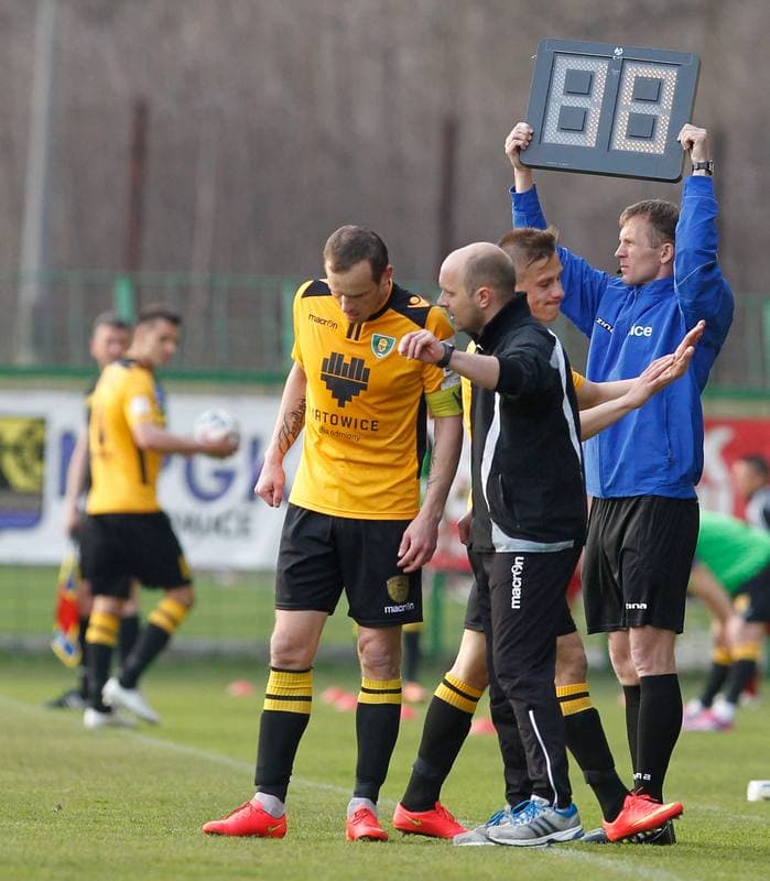 Football. I Liga. GKS Katowice - Bytovia Bytow. 11.04.2015