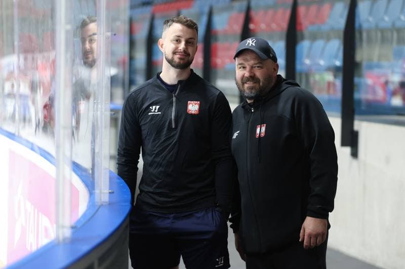 Ice Hockey. Poland national team. Training. 17.04.2024