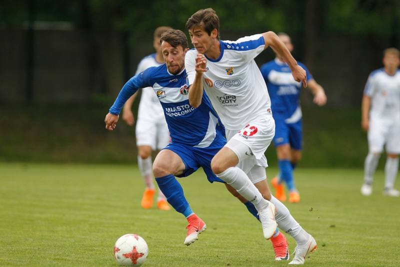 Football. Sparing. Odra Opole - Puszcza Niepolomice. 23.06.2018