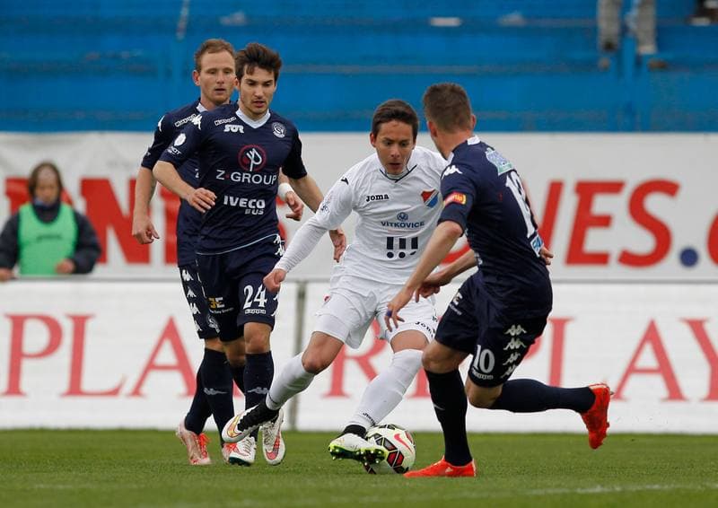 Football. FACR Cup. Banik Ostrava - 1 FC Slovacko. 08.10.2014