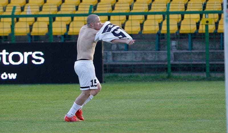 Football. I Liga. GKS Katowice - Zaglebie Lubin. 25.04.2015
