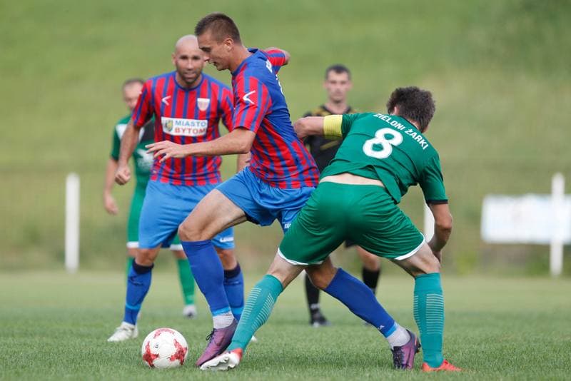 Football. Haiz IV Liga. Polonia Bytom - Zieloni Zarki. 15.08.2018