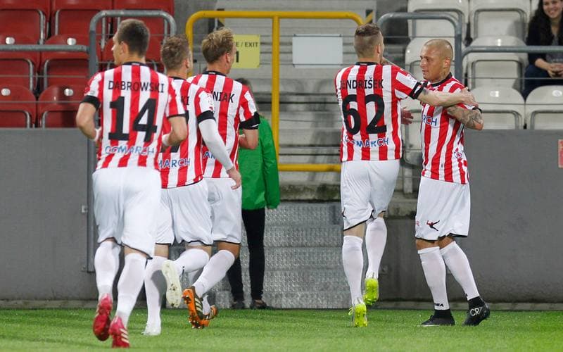 Football. T-Mobile Ekstraklasa. Cracovia Krakow - Korona Kielce. 22.05.2015