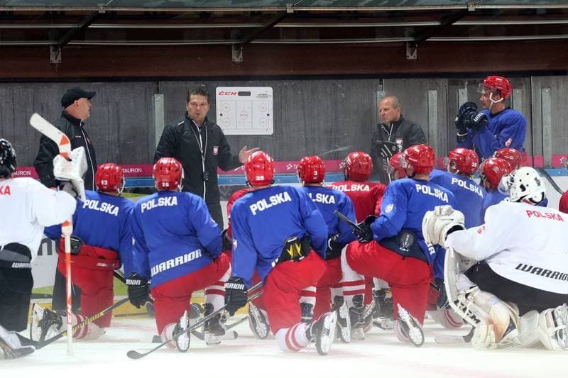 Ice Hockey. Poland national team. Training. 20.08.2018