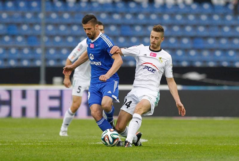 Football. T-Mobile Ekstraklasa. Ruch Chorzow - GKS Belchatow. 21.09.2014