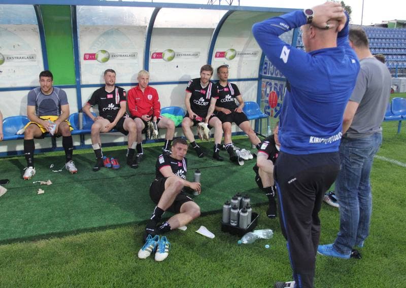 Football. T-Mobile Ekstraklasa. Ruch Chorzow - LKS Lodz. 28.04.2012